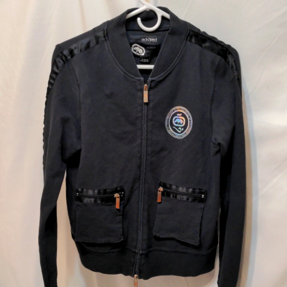 Eckored black full zip jacket size XL